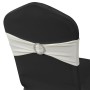 Elastische dekorative Schleifen für Stühle mit Schnalle, 25 Stück, Creme. von , Abdeckungen - Ref: Foro24-130348, Preis: 20,6...