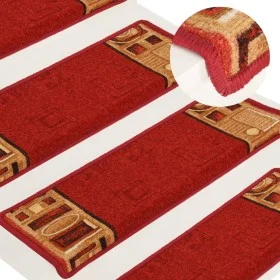Alfombrillas de escalera autoadhesivas 5 uds rojo 65x21x4 cm by , Stair mats - Ref: Foro24-149838, Price: 32,63 €, Discount: %