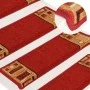 Alfombrillas de escalera autoadhesivas 5 uds rojo 65x21x4 cm by , Stair mats - Ref: Foro24-149838, Price: 32,63 €, Discount: %