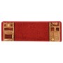Alfombrillas de escalera autoadhesivas 5 uds rojo 65x21x4 cm by , Stair mats - Ref: Foro24-149838, Price: 33,09 €, Discount: %
