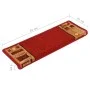 Alfombrillas de escalera autoadhesivas 5 uds rojo 65x21x4 cm by , Stair mats - Ref: Foro24-149838, Price: 32,63 €, Discount: %