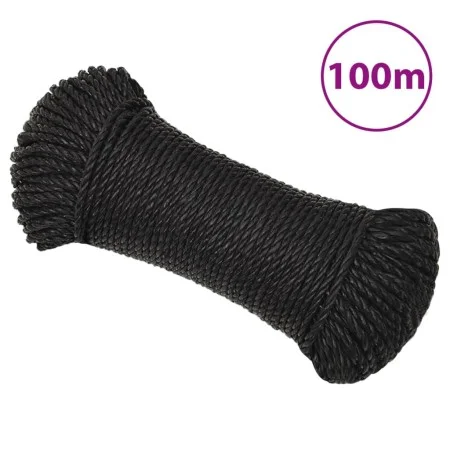 Cuerda de trabajo polipropileno negro 3 mm 100 m von , Seile und Metallschnüre - Ref: Foro24-152998, Preis: 13,15 €, Rabatt: %