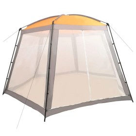 Carpa para piscina de tela gris 500x433x250 cm