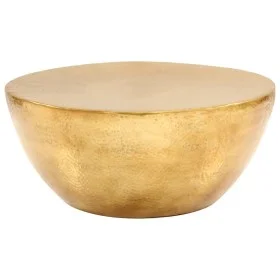 Mesa de centro de aluminio martillado latón 70x30 cm by , Coffee table - Ref: Foro24-246508, Price: 212,66 €, Discount: %