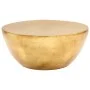 Mesa de centro de aluminio martillado latón 70x30 cm by , Coffee table - Ref: Foro24-246508, Price: 212,06 €, Discount: %
