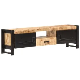 Mueble para TV madera de mango rugosa 140x30x40 cm von , TV-Möbel - Ref: Foro24-320193, Preis: 370,39 €, Rabatt: %