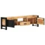 Mueble para TV madera de mango rugosa 140x30x40 cm von , TV-Möbel - Ref: Foro24-320193, Preis: 370,39 €, Rabatt: %
