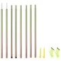 Sail awning poles 2 pcs galvanized steel 200 cm by vidaXL, Tent poles and stakes - Ref: Foro24-315221, Price: 28,79 €, Discou...