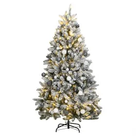 Árbol de Navidad artificial con bisagras 300 LED y bolas 270 cm by , Christmas trees - Ref: Foro24-3210177, Price: 309,71 €, ...