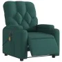Sillón reclinable de masaje eléctrico tela verde oscuro von , Sessel - Ref: Foro24-3204704, Preis: 284,52 €, Rabatt: %