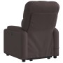 Silla de masaje reclinable de pie de tela marrón oscuro by , Armchairs - Ref: Foro24-3204727, Price: 285,45 €, Discount: %