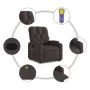 Silla de masaje reclinable de pie de tela marrón oscuro von , Sessel - Ref: Foro24-3204727, Preis: 301,21 €, Rabatt: %