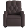 Silla de masaje reclinable de pie de tela marrón oscuro by , Armchairs - Ref: Foro24-3204727, Price: 285,45 €, Discount: %