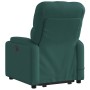 Sillón masaje eléctrico reclinable elevable tela verde oscuro by , Armchairs - Ref: Foro24-3204752, Price: 346,07 €, Discount: %