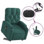 Sillón masaje eléctrico reclinable elevable tela verde oscuro by , Armchairs - Ref: Foro24-3204752, Price: 346,07 €, Discount: %
