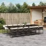 Set muebles de jardín 13 pzas y cojines ratán sintético marrón von , Gartensets - Ref: Foro24-3211305, Preis: 890,17 €, Rabat...