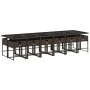 Set muebles de jardín 13 pzas y cojines ratán sintético marrón von , Gartensets - Ref: Foro24-3211305, Preis: 890,17 €, Rabat...