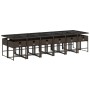 Set muebles de jardín 13 pzas y cojines ratán sintético marrón von , Gartensets - Ref: Foro24-3211305, Preis: 793,70 €, Rabat...