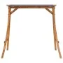 Estructura columpio techo antracita madera curvada acabado teca de vidaXL, Accesorios de columpios para porche - Ref: Foro24-...