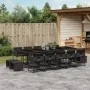 Set comedor de jardín con cojines 15 pzas ratán sintético negro by , Garden sets - Ref: Foro24-3211351, Price: 848,85 €, Disc...