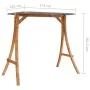 Estructura columpio techo antracita madera curvada acabado teca de vidaXL, Accesorios de columpios para porche - Ref: Foro24-...