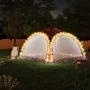 Party tent with LED and 4 side walls blue 3.6x3.6x2.3m by vidaXL, Tents and gazebos - Ref: Foro24-93078, Price: 146,76 €, Dis...