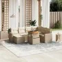 Juego de sofás de jardín con cojines beige 8 pzas ratán PE von , Gartensets - Ref: Foro24-3271429, Preis: 560,53 €, Rabatt: %
