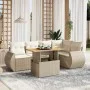 Juego de sofás jardín con cojines 6 pzas ratán sintético beige von , Gartensets - Ref: Foro24-3272185, Preis: 523,42 €, Rabat...