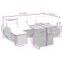 Set sofás de jardín 7 piezas y cojines ratán sintético beige by , Garden sets - Ref: Foro24-3272297, Price: 574,27 €, Discoun...