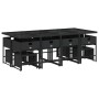 Set comedor de jardín con cojines 13 pzas ratán sintético negro von , Gartensets - Ref: Foro24-3211339, Preis: 645,08 €, Raba...