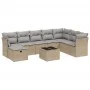Juego de sofás jardín con cojines beige mezcla 9 pzas ratán PE by , Garden sets - Ref: Foro24-3263285, Price: 532,32 €, Disco...