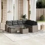 Set de sofás de jardín 8 pzas y cojines ratán sintético gris by , Garden sets - Ref: Foro24-3263536, Price: 462,57 €, Discoun...