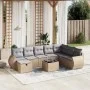 Juego de sofás jardín con cojines beige mezcla 9 pzas ratán PE von , Gartensets - Ref: Foro24-3264215, Preis: 574,64 €, Rabat...