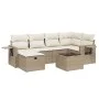 Set sofás de jardín 7 piezas y cojines ratán sintético beige von , Gartensets - Ref: Foro24-3263804, Preis: 498,46 €, Rabatt: %