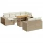 11-piece garden sofa set with beige synthetic rattan cushions by , Garden sets - Ref: Foro24-3276514, Price: 709,14 €, Discou...