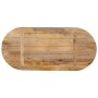 Tablero de mesa ovalado madera maciza de mango 80x40x3,8 cm by , Table tops - Ref: Foro24-370132, Price: 54,60 €, Discount: %