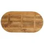 Tablero de mesa ovalado madera maciza de mango 140x60x2,5 cm by , Table tops - Ref: Foro24-370151, Price: 137,61 €, Discount: %