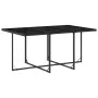 Set de comedor jardín 11 pzas con cojines ratán sintético negro by , Garden sets - Ref: Foro24-3211326, Price: 525,08 €, Disc...