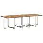 Set de comedor de jardín 11 pzas y cojines ratán sintético gris by , Garden sets - Ref: Foro24-3278068, Price: 1,00 €, Discou...