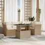 Juego de sofás jardín con cojines 6 pzas ratán sintético beige von , Gartensets - Ref: Foro24-3266568, Preis: 465,31 €, Rabat...