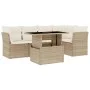 Juego de sofás jardín con cojines 6 pzas ratán sintético beige von , Gartensets - Ref: Foro24-3266568, Preis: 465,31 €, Rabat...