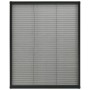 Gefaltete Fliegengitter für anthrazitfarbene Aluminiumfenster 80x100cm. von vidaXL, Moskitonetze für Fenster - Ref: Foro24-14...