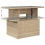 Set de sofás de jardín 9 pzas con cojines ratán sintético beige by , Garden sets - Ref: Foro24-3266788, Price: 630,47 €, Disc...
