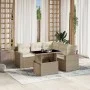 Juego de sofás jardín con cojines 6 pzas ratán sintético beige von , Gartensets - Ref: Foro24-3267268, Preis: 477,21 €, Rabat...