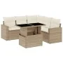 Juego de sofás jardín con cojines 6 pzas ratán sintético beige von , Gartensets - Ref: Foro24-3267268, Preis: 477,21 €, Rabat...