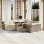Set de sofás de jardín 11pzas con cojines ratán sintético beige von , Gartensets - Ref: Foro24-3267538, Preis: 766,03 €, Raba...