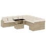 Set de sofás de jardín 11pzas con cojines ratán sintético beige von , Gartensets - Ref: Foro24-3267538, Preis: 736,02 €, Raba...