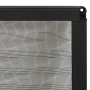 Mosquitera plisada para ventanas aluminio antracita 80x100cm
