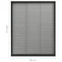 Gefaltete Fliegengitter für anthrazitfarbene Aluminiumfenster 80x100cm. von vidaXL, Moskitonetze für Fenster - Ref: Foro24-14...