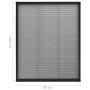 Gefaltete Fliegengitter für anthrazitfarbene Aluminiumfenster 80x100cm. von vidaXL, Moskitonetze für Fenster - Ref: Foro24-14...